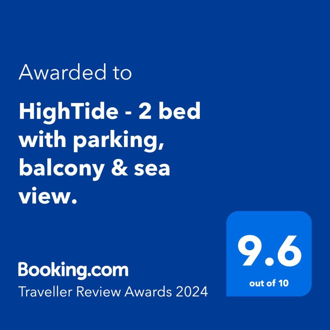 Hightide - 2 Bed With Parking, Balcony & Sea View. Apartman Swanage Kültér fotó